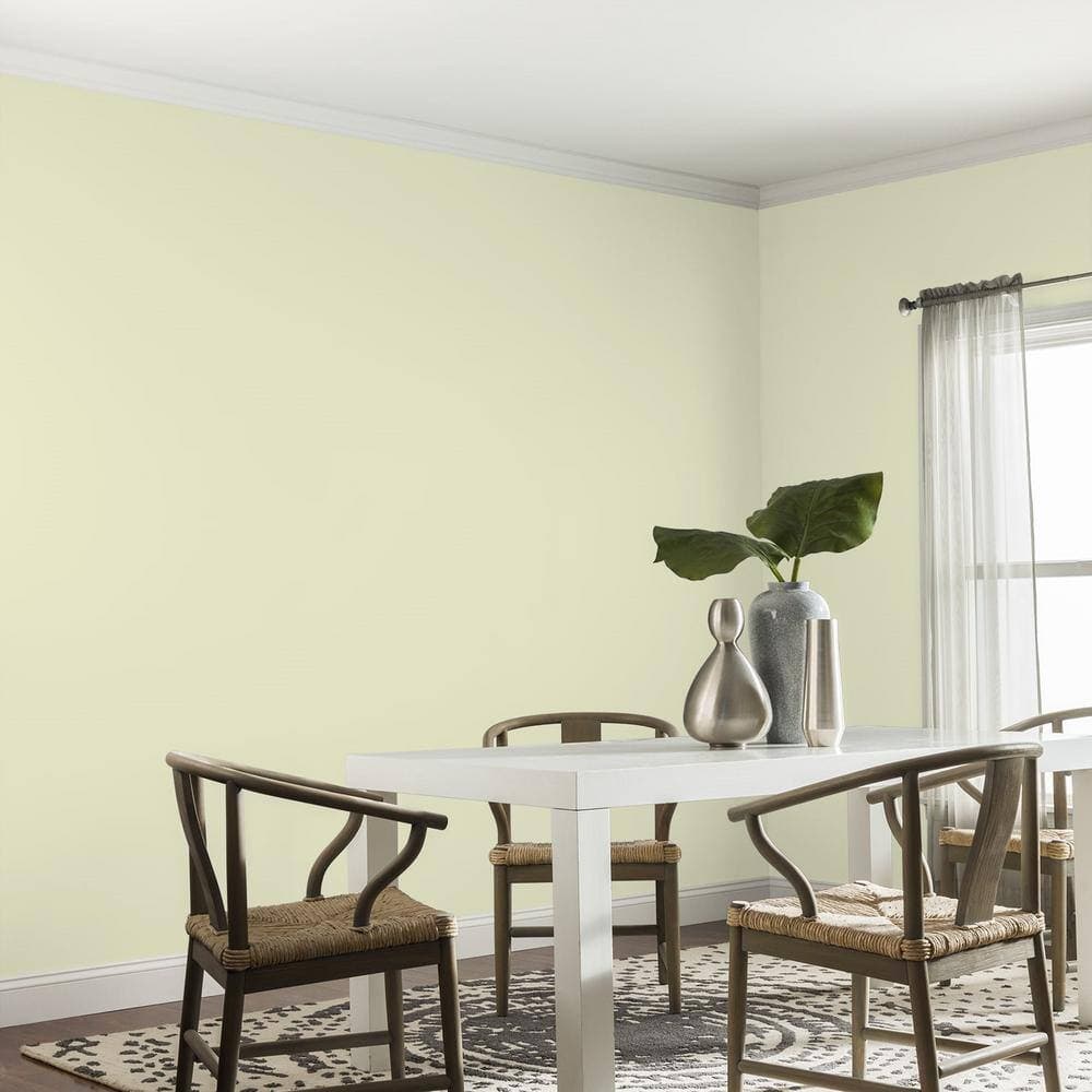 Glidden Premium 1 gal. PPG1119-2 Fountain Frolic Satin Interior Latex Paint (4)
