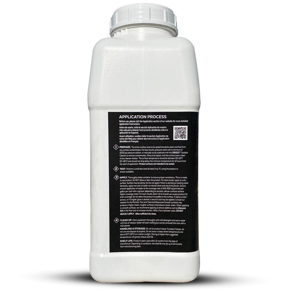 DOMINATOR 1 gal. Clear Acrylic Sealer Wet Look Satin Finish Professional Grade Fast Dry Water Based Stone and Clay Brick Sealer (2)