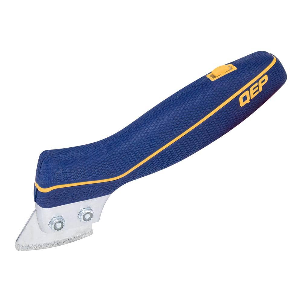 QEP Professional Handheld Grout Saw with Non-slip, Rubber Grip and 2 Blades to Strip, Remove, and Clean Grout (1)