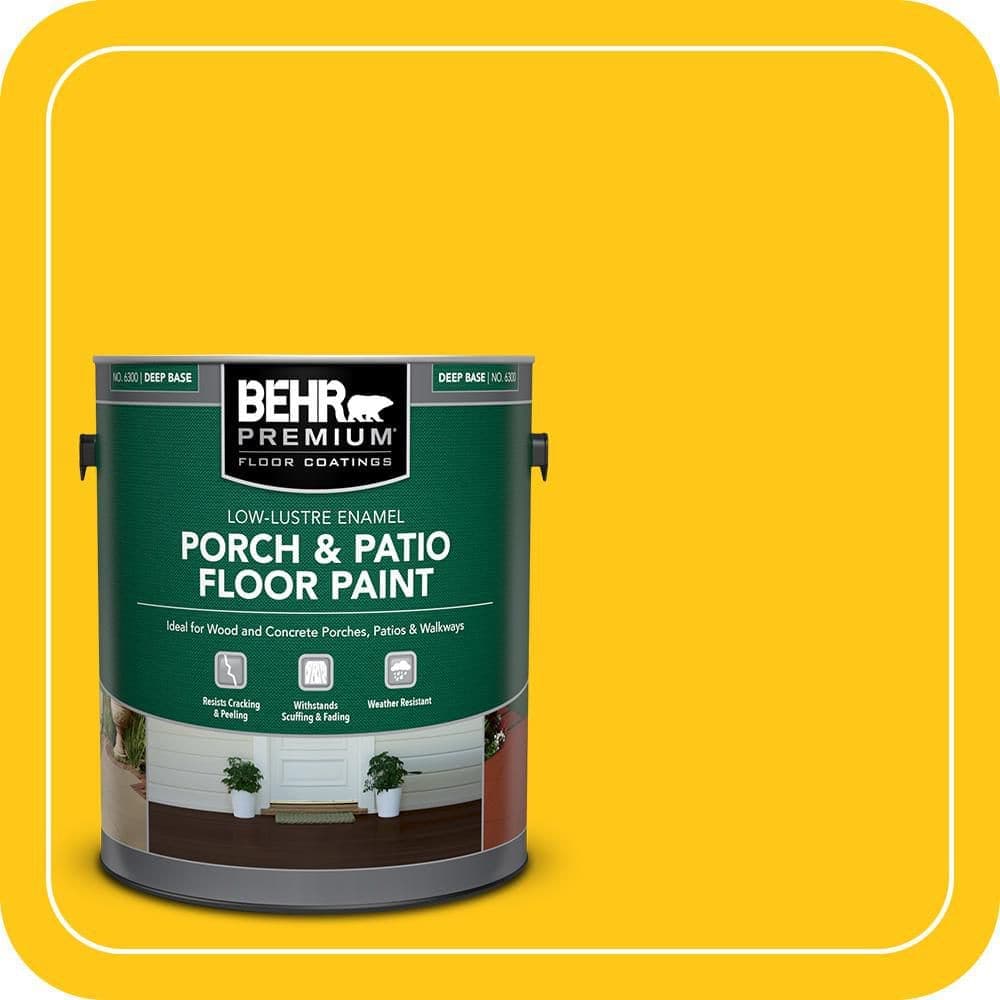BEHR PREMIUM #P300-7 Textured Low-Lustre Enamel Interior/Exterior Porch and Patio Anti-Slip Floor Paint (1)