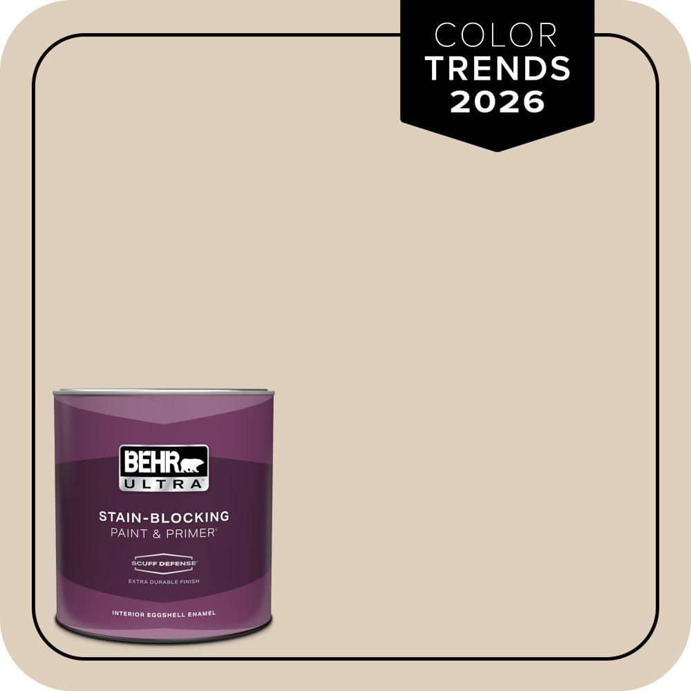 BEHR ULTRA 1 qt. #MQ3-11 Dainty Lace Extra Durable Eggshell Enamel Interior Paint & Primer