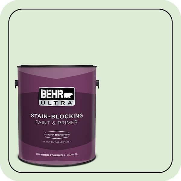 BEHR PREMIUM PLUS #M390-2 Misty Meadow Flat Low Odor & Primer (4)