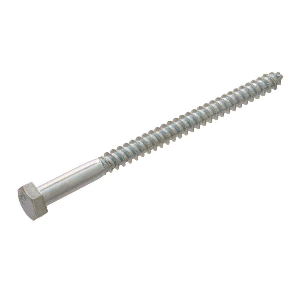 Everbilt 5/16 in. x 3 in. External Hex Hex-Head Lag Screws (50-Pack)