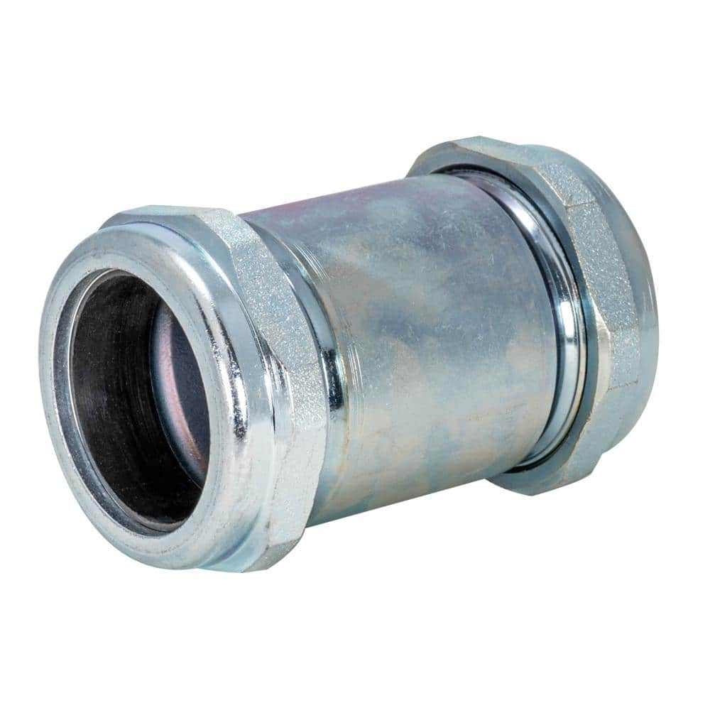 EASTMAN 2 in. IPS Long Pattern Galvanized Steel Compression Coupling (2)