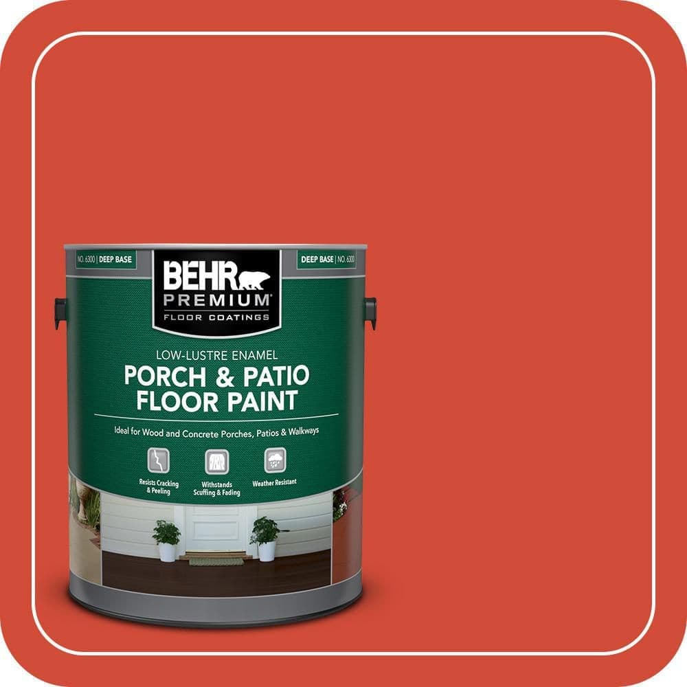 BEHR PREMIUM #S-G-190 Low-Lustre Enamel Interior/Exterior Porch and Patio Floor Paint (1)