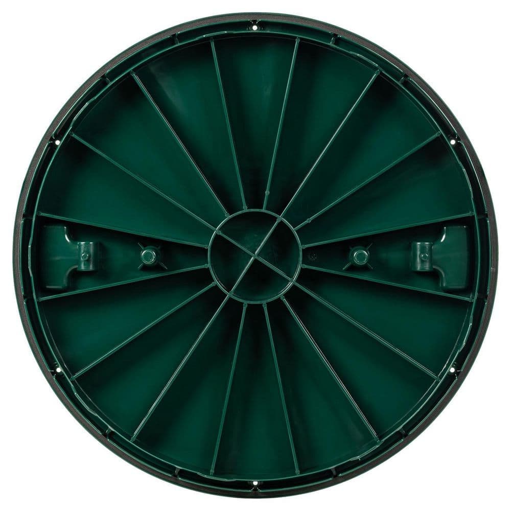 Unbranded 20 in. Polylok Domed Lid Green (2)