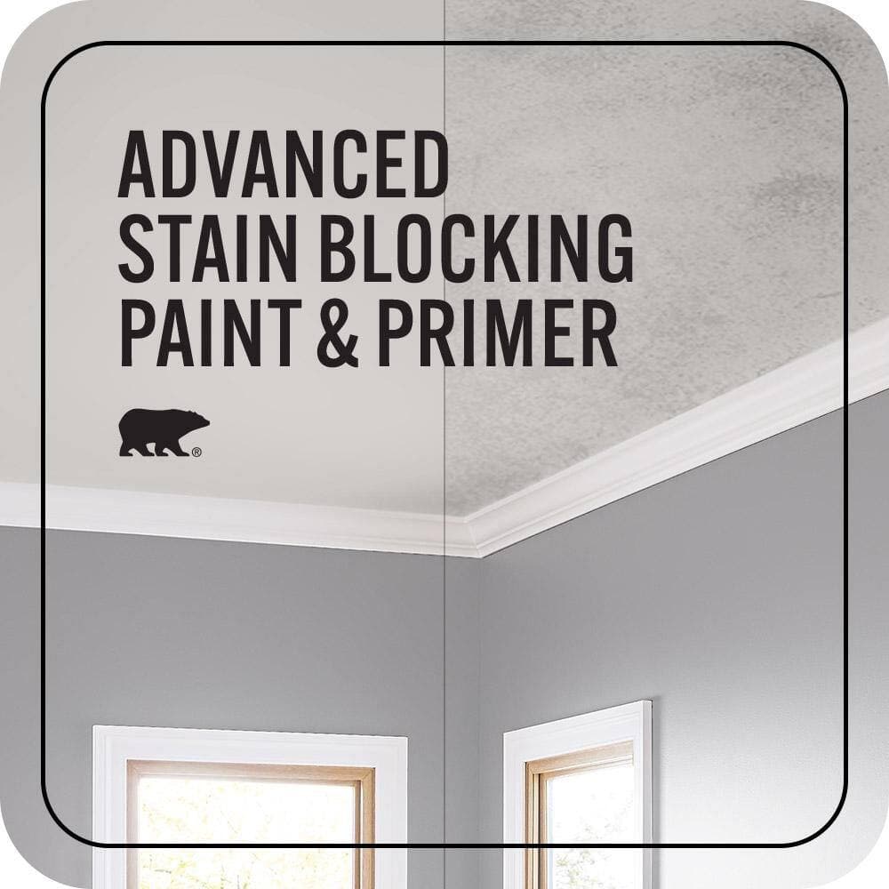 BEHR MARQUEE 1 gal. #PPU26-09 Graycloth Ceiling Flat Interior Paint & Primer (3)