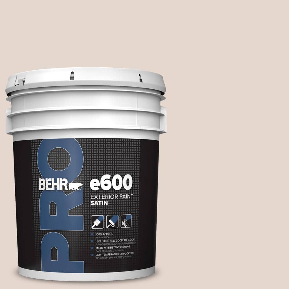 BEHR PRO 5 gal. #770A-2 Kangaroo Tan Satin Exterior Paint