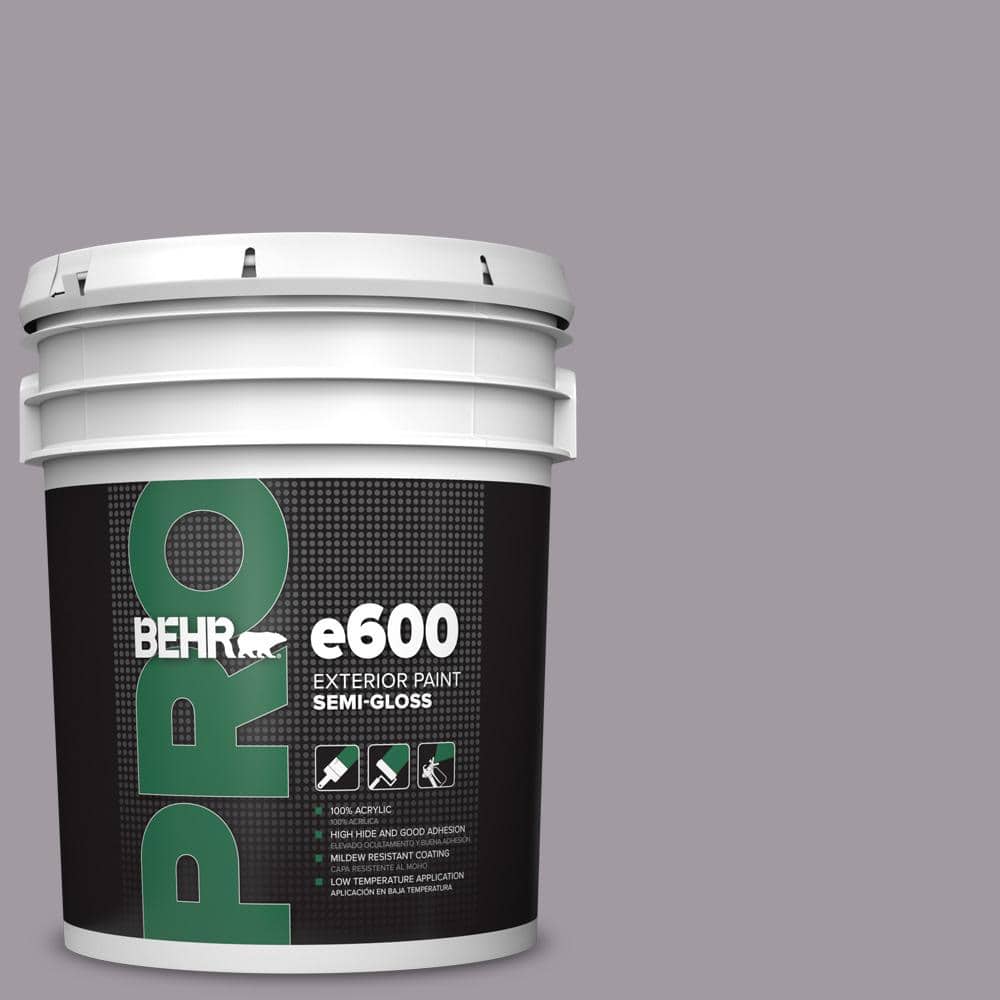 BEHR PRO 5 gal. #N570-3 Art Nouveau Glass Semi-Gloss Exterior Paint