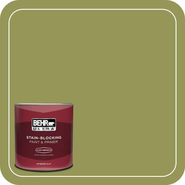 BEHR PREMIUM PLUS #400D-6 Grape Leaves Enamel Low Odor & Primer (3)