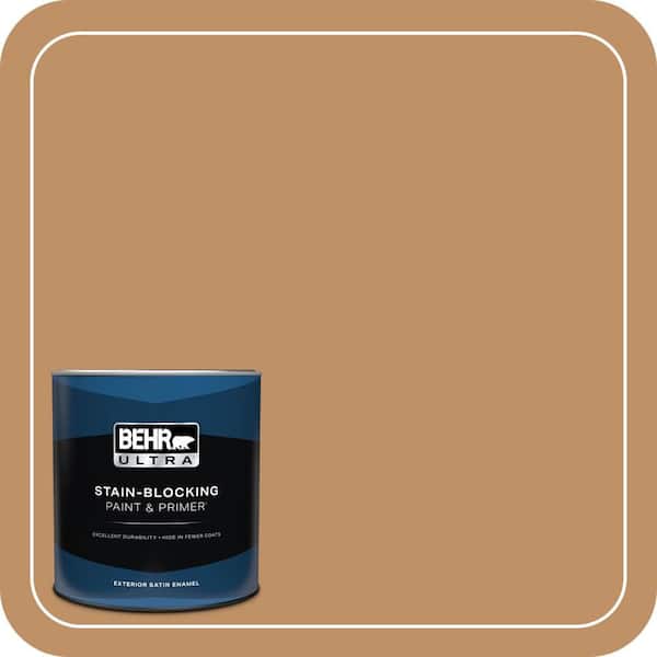 BEHR PREMIUM PLUS #HDC-CL-15 Burnished Caramel Enamel Low Odor & Primer (2)