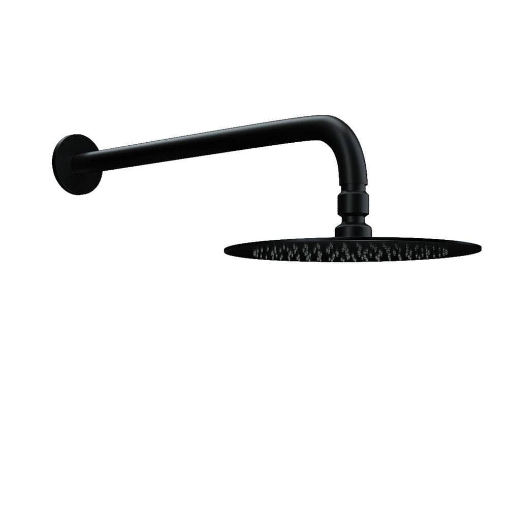 Maincraft Jane 1-Spray Single Handle Shower Faucet 1.5 GPM with Pressure Balance in Matte Black (Valve Included) (2)