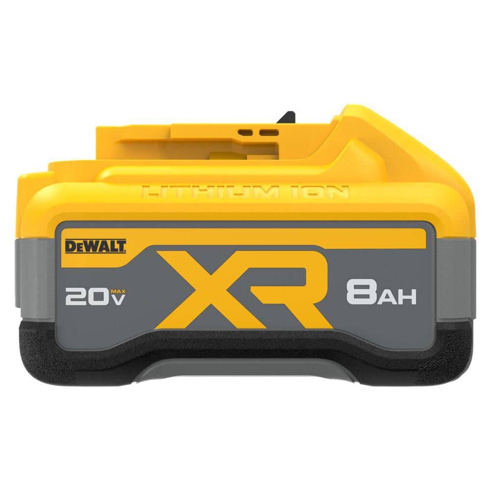 DEWALT 20V MAX XR Lithium-Ion Battery and Charger Kit with (2) Powerpack 8.0 Ah Batteries and Charger (3)
