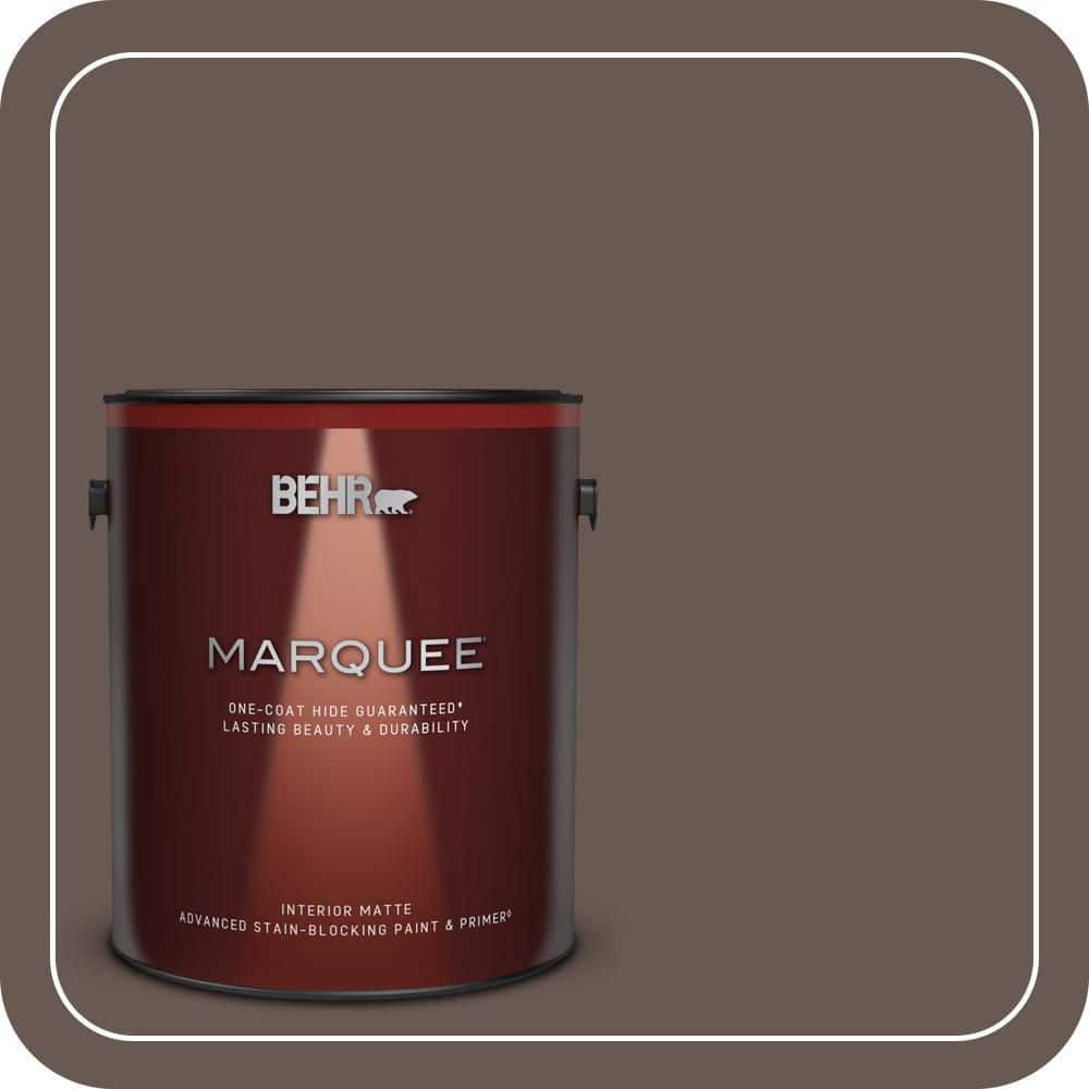 BEHR MARQUEE 1 gal. #MQ2-44 Museum One-Coat Hide Matte Interior Paint & Primer (1)