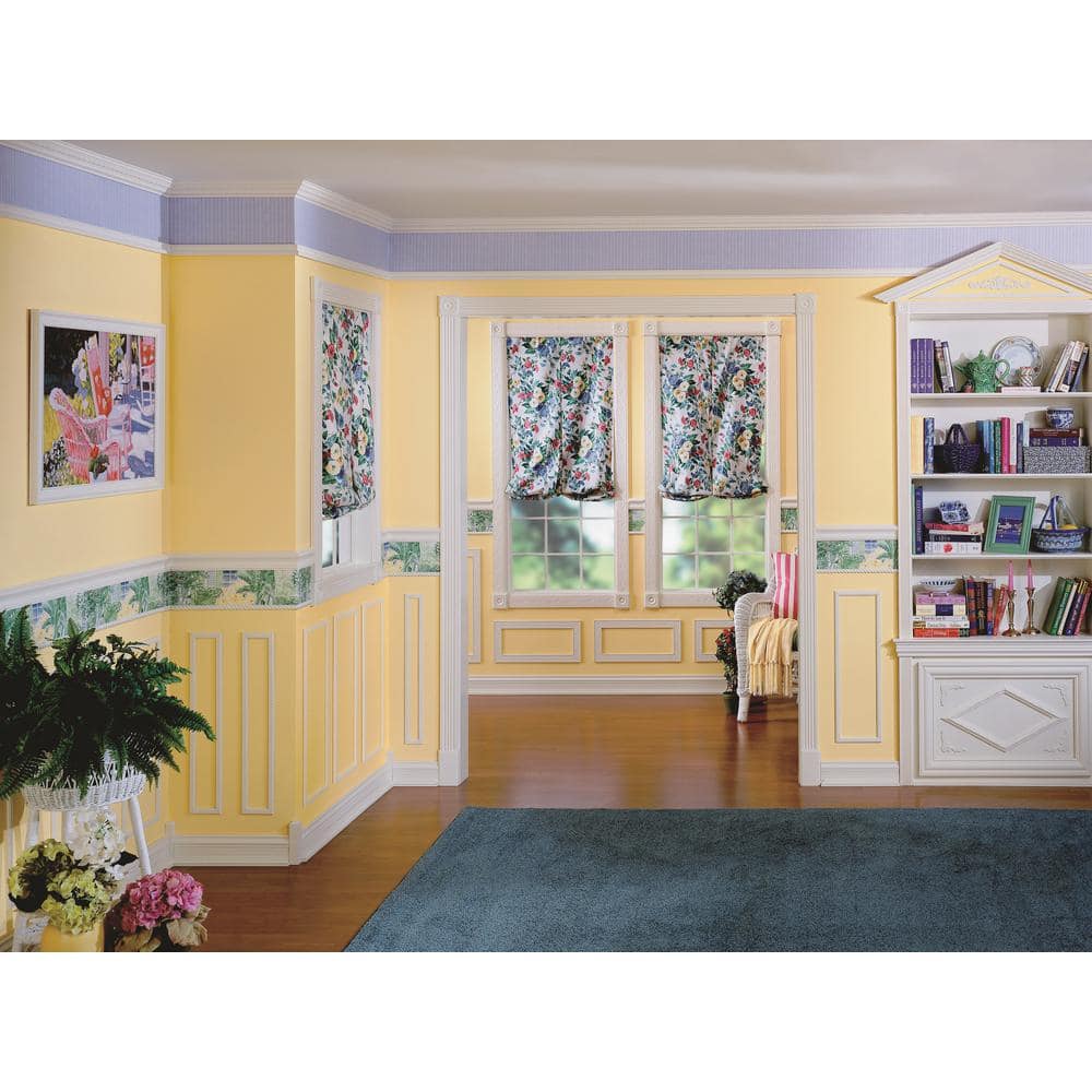HOUSE OF FARA 1 in. D x 2-3/4 in. W x 2-3/4 in. L Primed Pine Wood PFJ 4 Sides Corner Block (2)