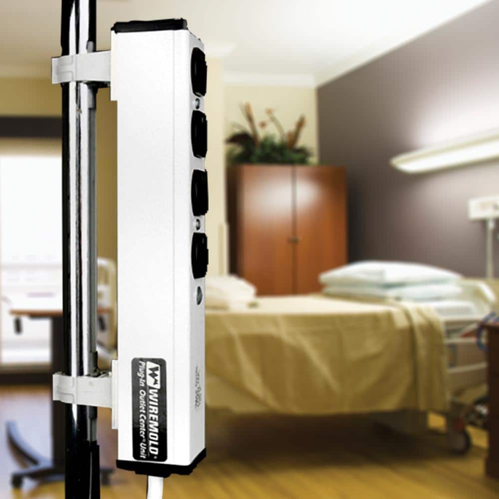 Legrand Wiremold 4-Outlet 15 Amp Medical Grade Surge Power Strip with 6 ft. Cord (2)