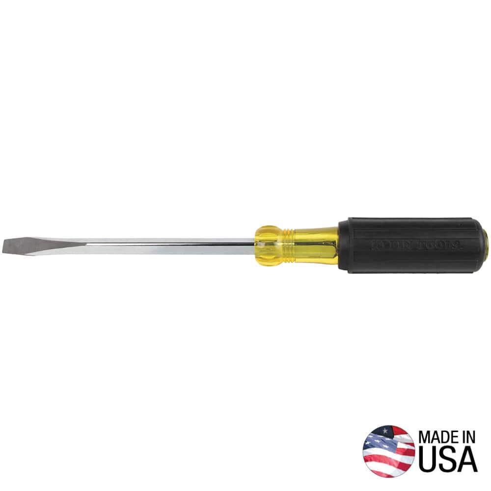 Klein Tools 5/16-Inch Keystone Screwdriver, 6-Inch Square Shank