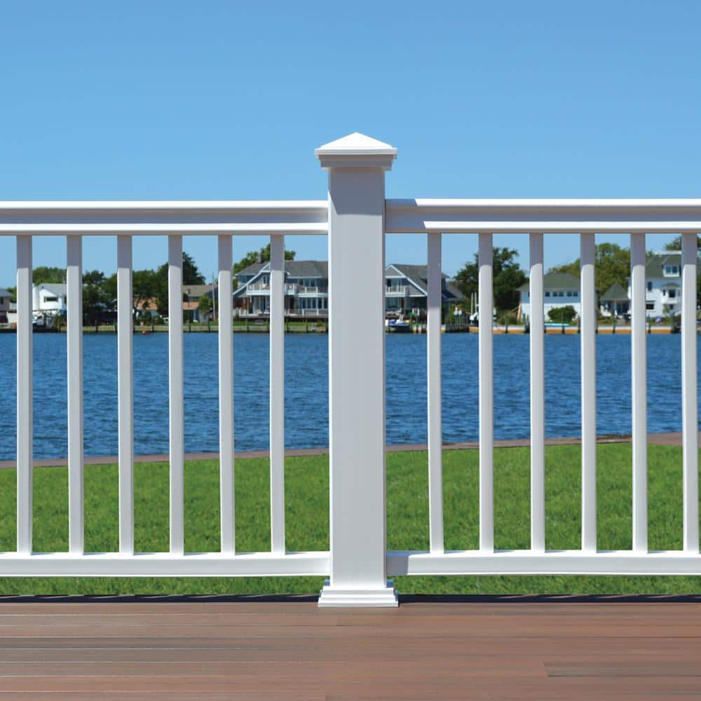 Fiberon CountrySide 5 in. x 5 in. x 45 in. Alpine Capped Composite Beveled Post Sleeve (2)
