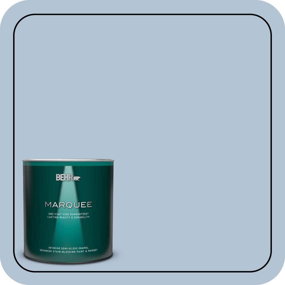 BEHR MARQUEE 1 qt. #S530-2 Elevated Semi-Gloss Enamel Interior Paint & Primer