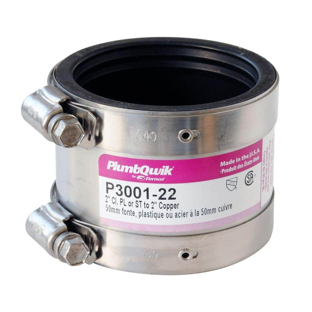 Fernco Proflex 2 in. Neoprene Shielded Coupling