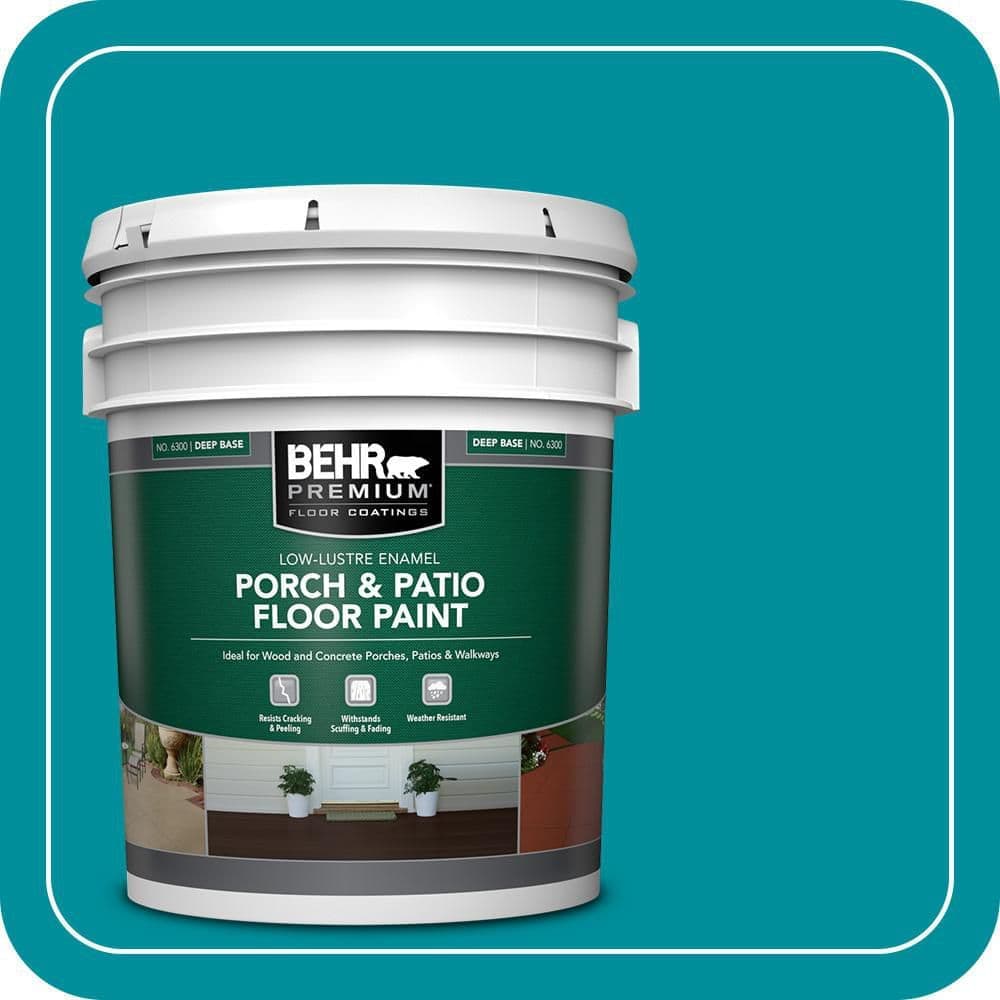 BEHR PREMIUM #P470-6 Textured Low-Lustre Enamel Interior/Exterior Porch and Patio Anti-Slip Floor Paint (1)