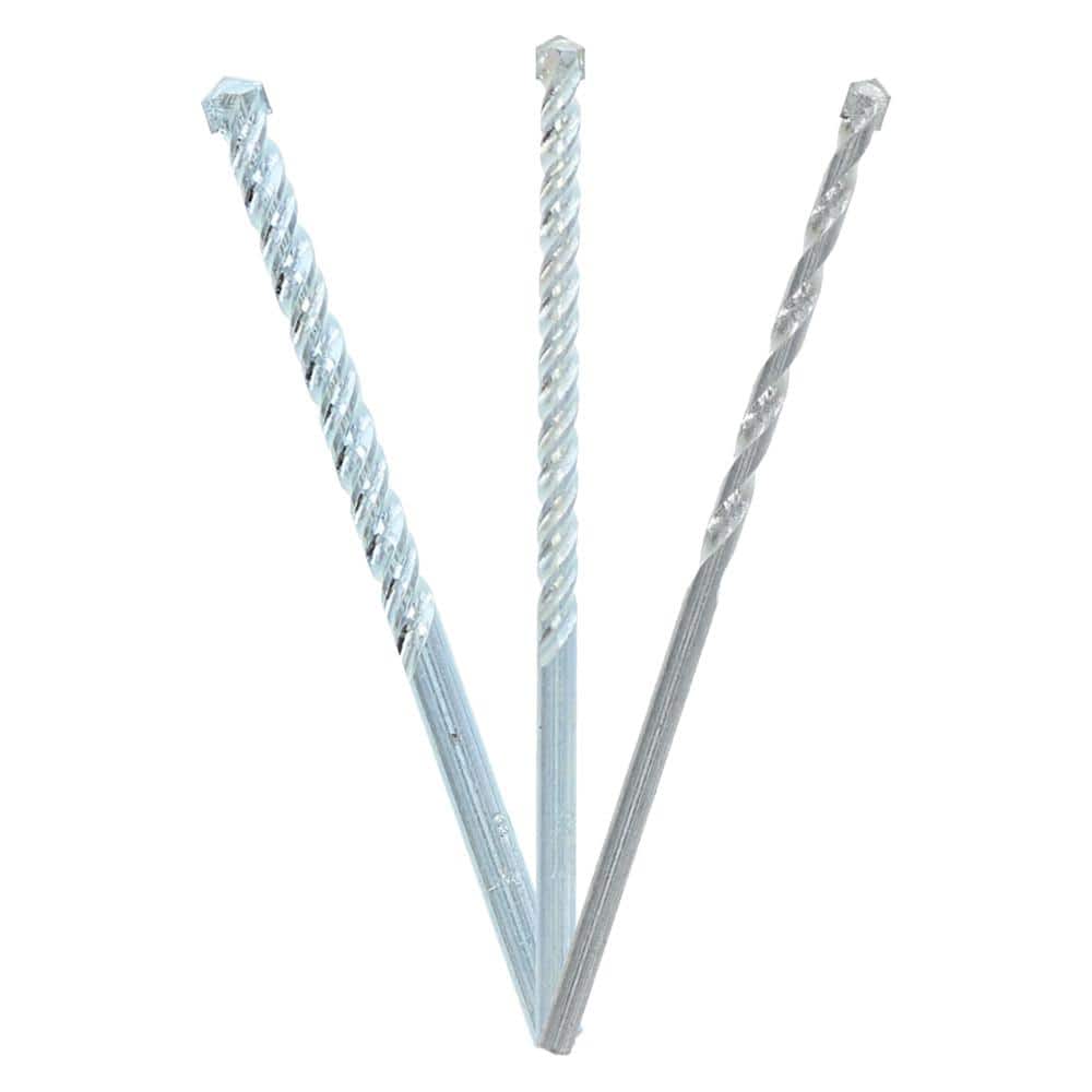Avanti Pro Carbide Tipped Masonry Drill Percussion Bit Set (3-Pieces)