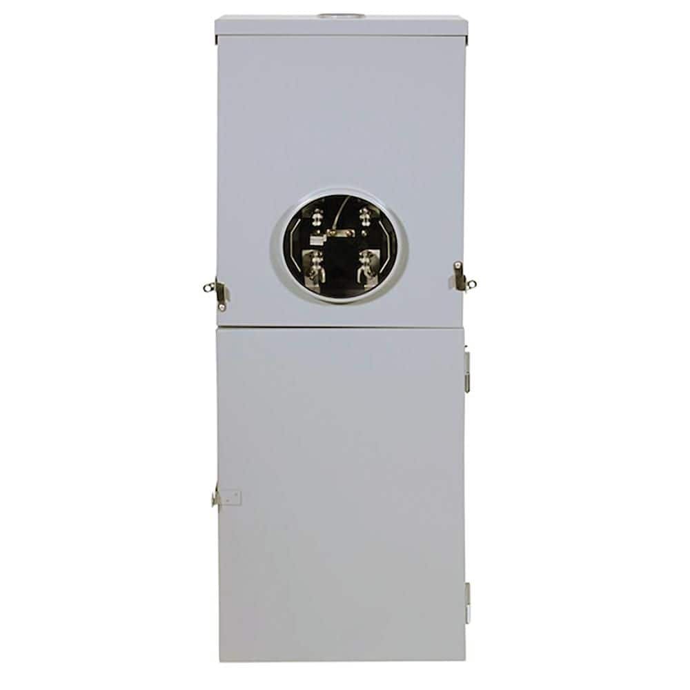 ABB Outdoor 200 Amp 20-Space 40-Circuit Main Brkr Ringless Surf Mt Overhead/Undergrnd Mtr Socket Load Center (TSMRQ2020CSCU)