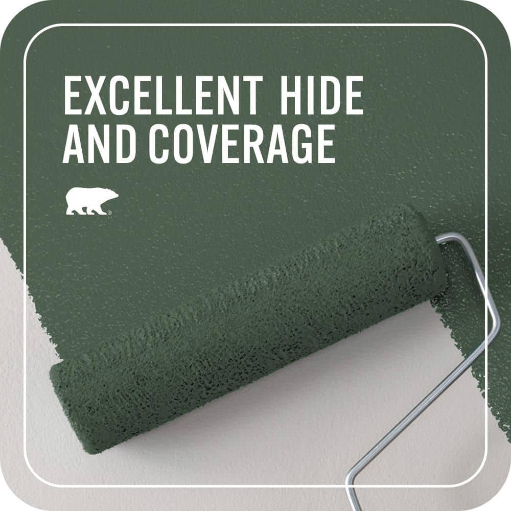 BEHR PREMIUM PLUS #450F-7 Hampton Green Interior/Exterior Paint & Primer Color Sample (4)