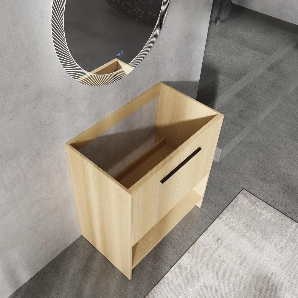UPIKER Lazzaro 31 in. W 17.94 in. D 34.56 in. H Freestanding Bath Vanity Cabinet without Top Unassembled (4)
