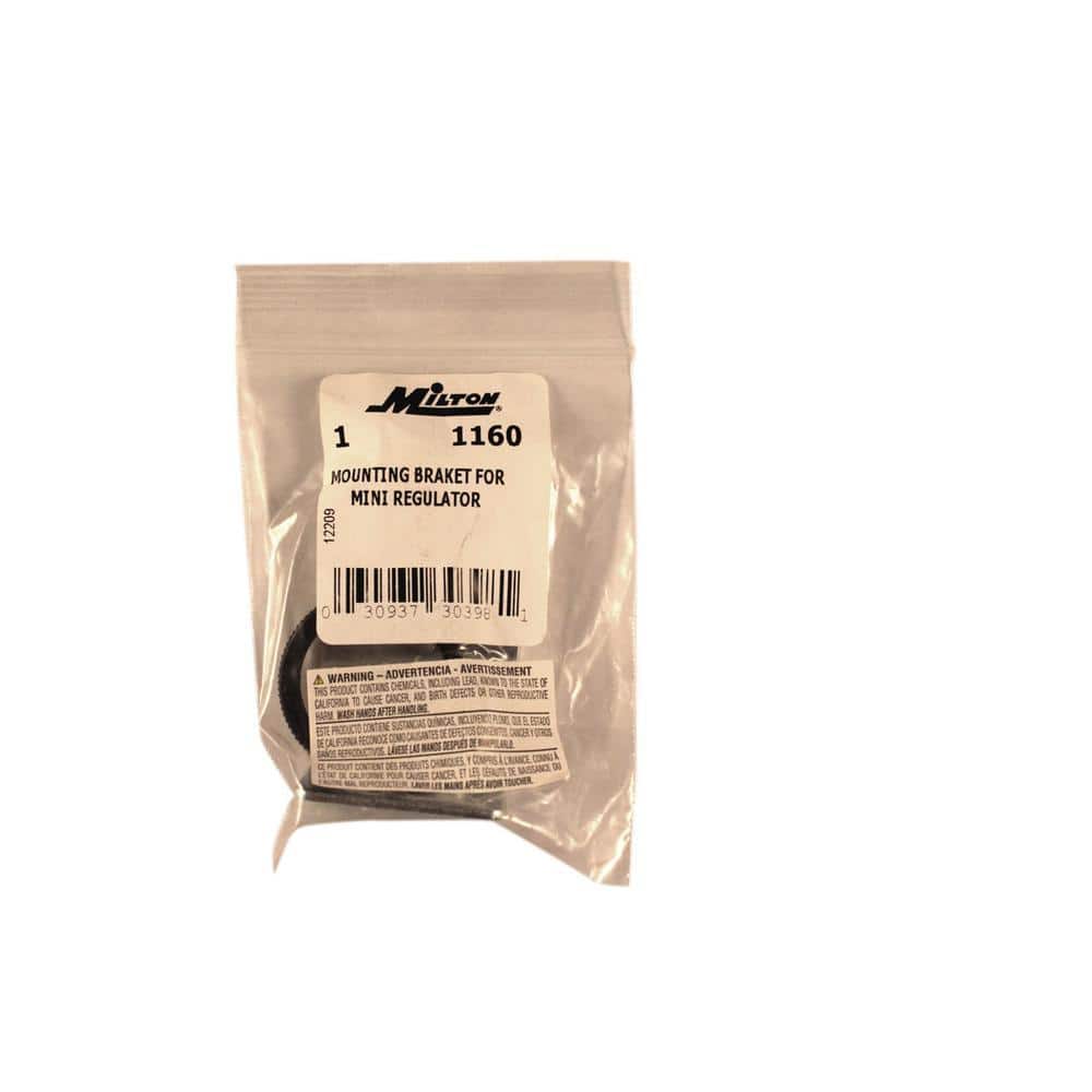 Milton Industries, Inc. Mini Regulator Mounting Bracket (3)