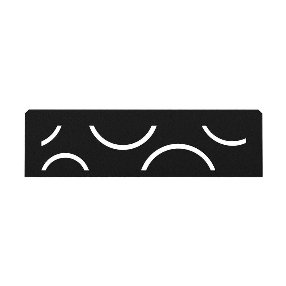 Schluter Shelf-N Matte Black Coated Aluminum Curve Niche Shelf