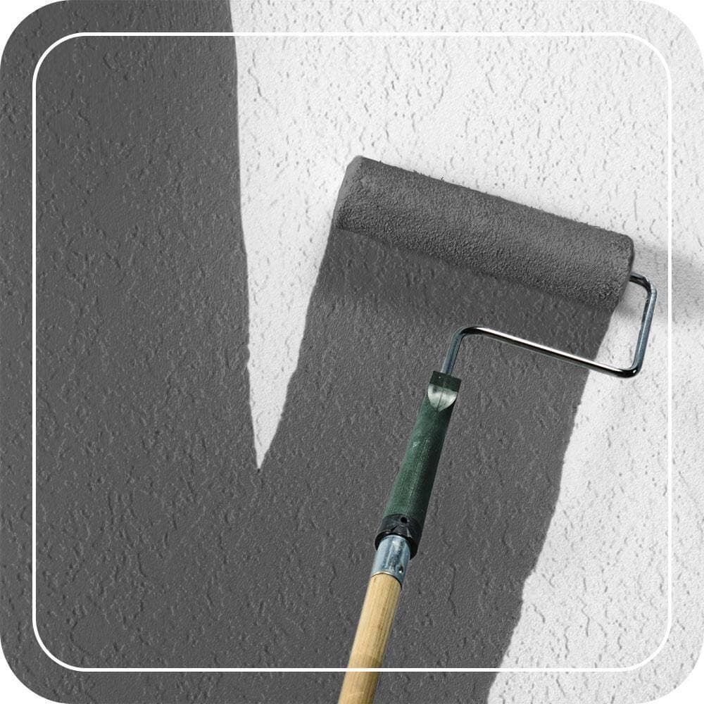 BEHR PREMIUM 1 gal. #N520-6 Asphalt Gray Elastomeric Masonry, Stucco and Brick Exterior Paint (3)