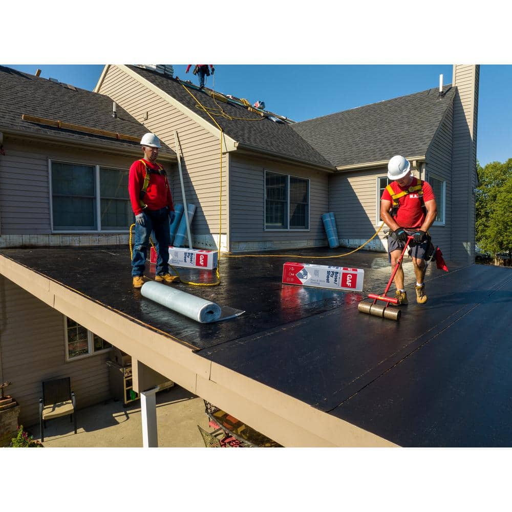 GAF Liberty 3 ft. x 66 ft. (200 sq. ft.) SBS Self-Adhering Base Sheet Roll for Low Slope Roofing (4)