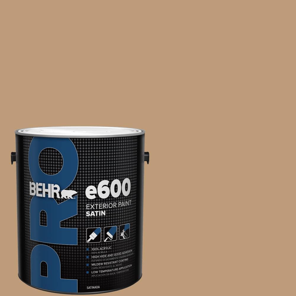BEHR PRO 1 gal. #PPU4-06 Teatime Satin Exterior Paint