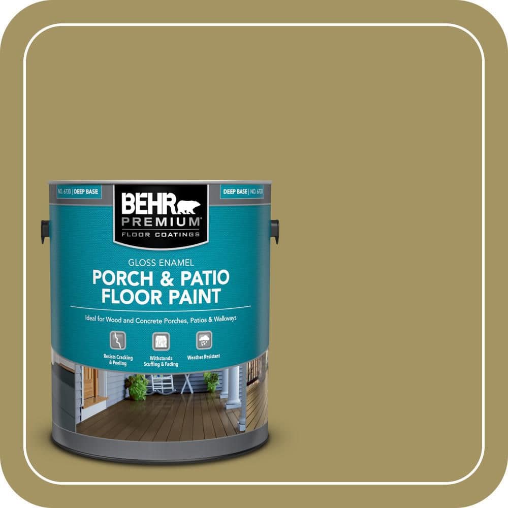BEHR PREMIUM 1 gal. #M330-6 Keemun Gloss Enamel Interior/Exterior Porch and Patio Floor Paint