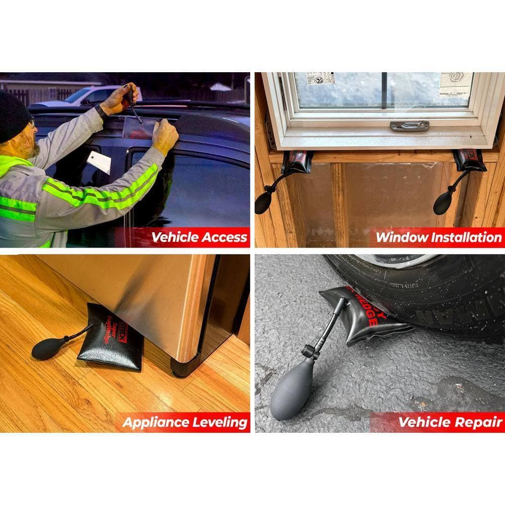 Milton Mini Easy Air Shim Inflatable Pry Bar and Leveling Air Wedge Bag Tool (3)