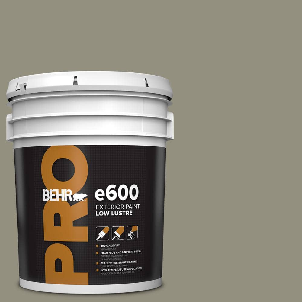 BEHR PRO 5 gal. #N350-5 Muted Sage Low Luster Exterior Paint