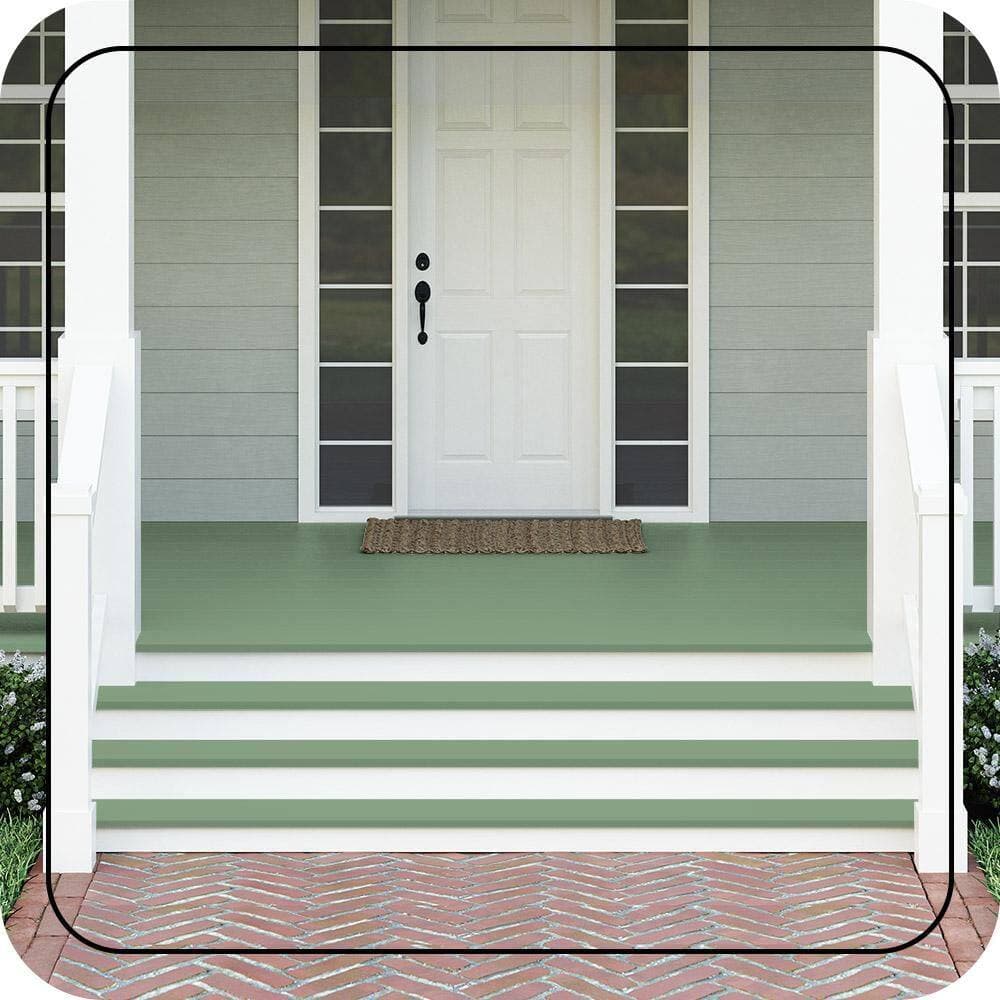 BEHR PREMIUM #S400-5 Textured Low-Lustre Enamel Interior/Exterior Porch and Patio Anti-Slip Floor Paint (2)