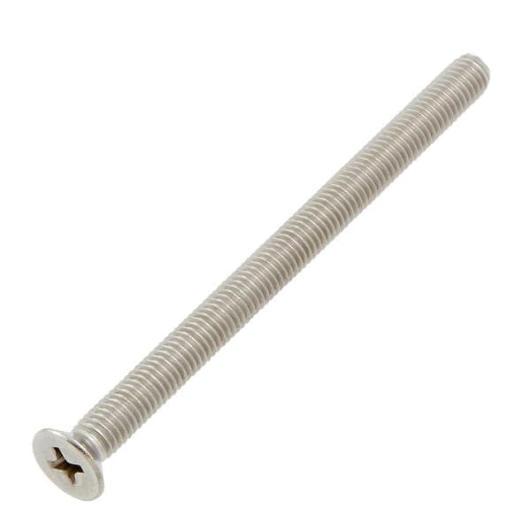 Everbilt M5-0.8x70mm Stainless Steel Flat Head Phillips Drive Machine Screw 1-Piece (2)