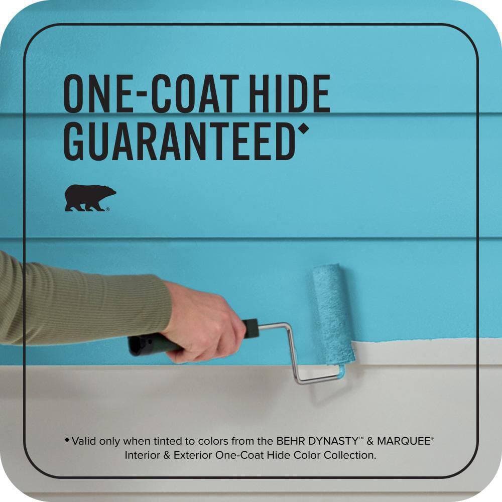 BEHR MARQUEE 1 gal. #520B-5 Liquid Blue Semi-Gloss Enamel Exterior Paint & Primer (3)