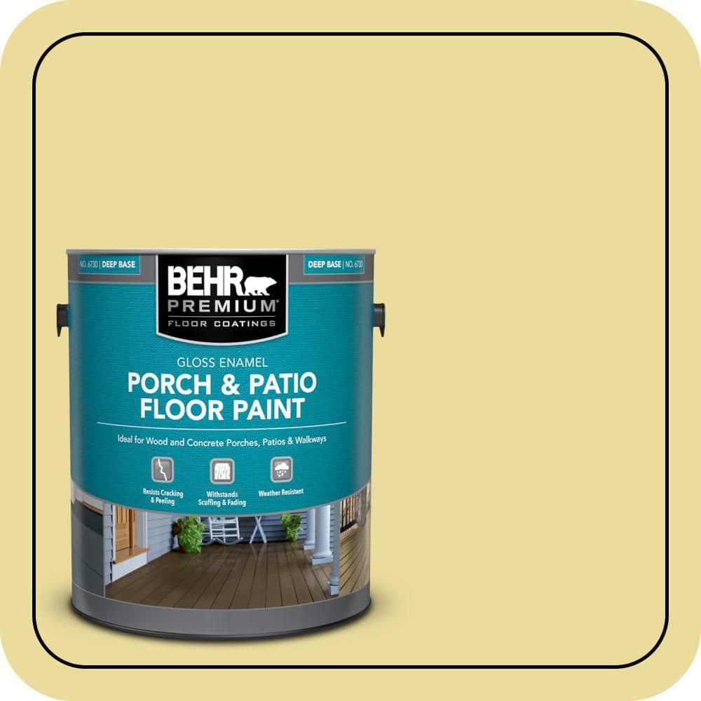 BEHR PREMIUM 1 gal. #P330-3A Flourish Gloss Enamel Interior/Exterior Porch and Patio Floor Paint