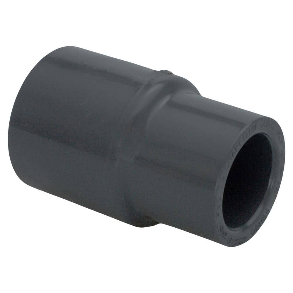 Charlotte Pipe 3/4 in. x 1/2 in. Schedule 80 PVC S x S Coupling