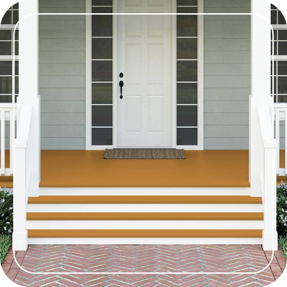 BEHR PREMIUM #M260-7 Textured Low-Lustre Enamel Interior/Exterior Porch and Patio Anti-Slip Floor Paint (2)