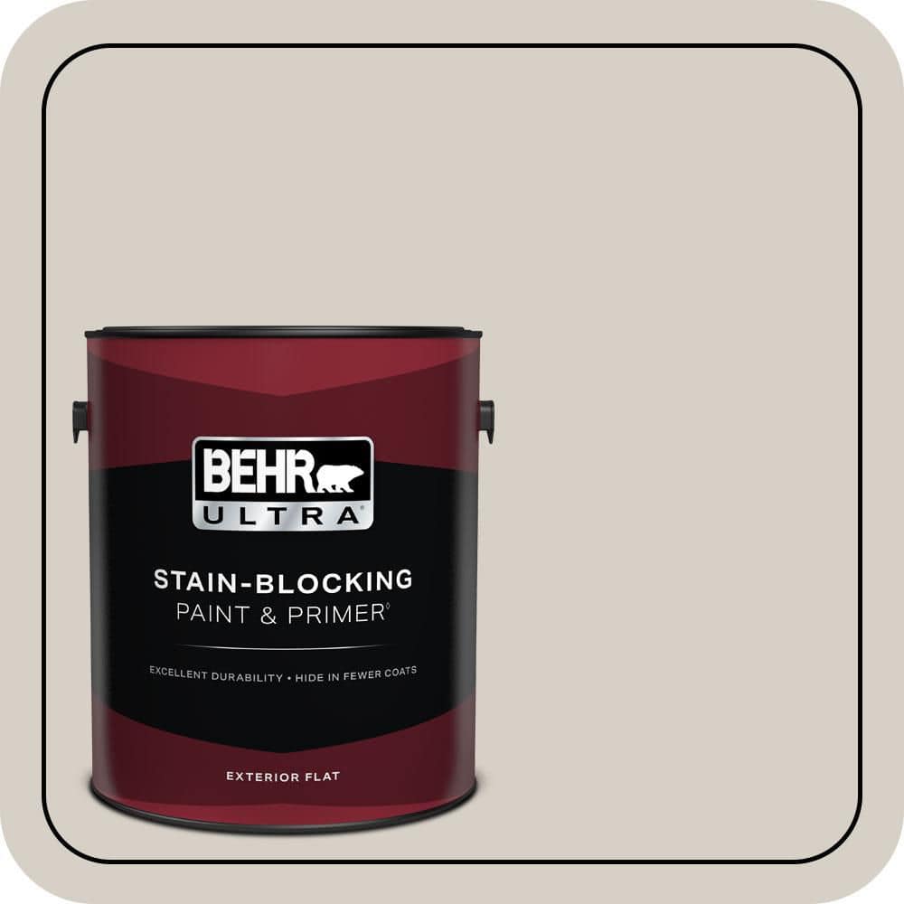 BEHR ULTRA 1 gal. #T14-7 Offbeat Flat Exterior Paint & Primer