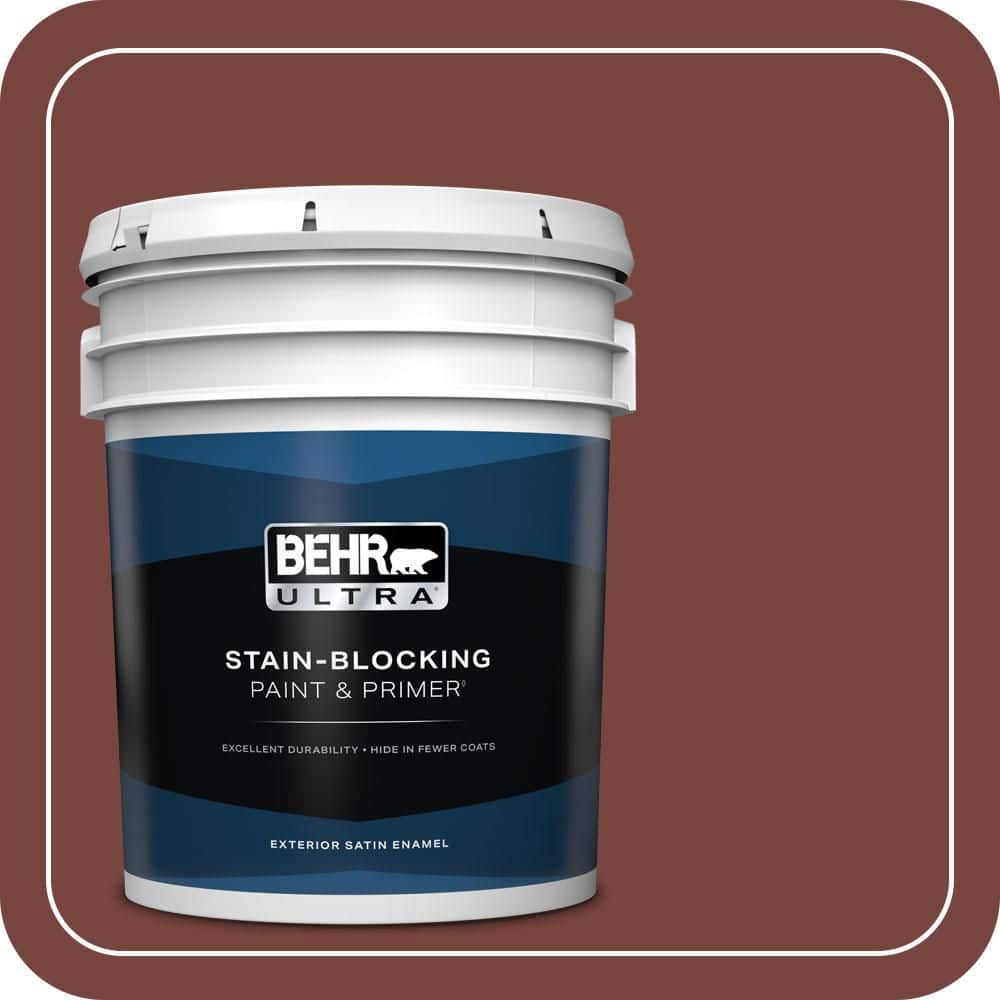 BEHR ULTRA 5 gal. #PMD-89 Decadence Satin Enamel Exterior Paint & Primer