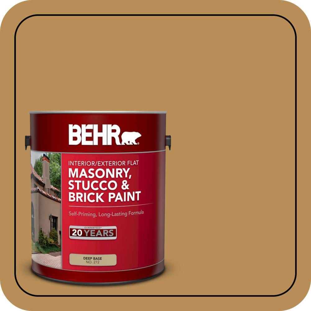 BEHR 1 gal. #PFC-30 Clay Terrace Flat Interior/Exterior Masonry, Stucco and Brick Paint
