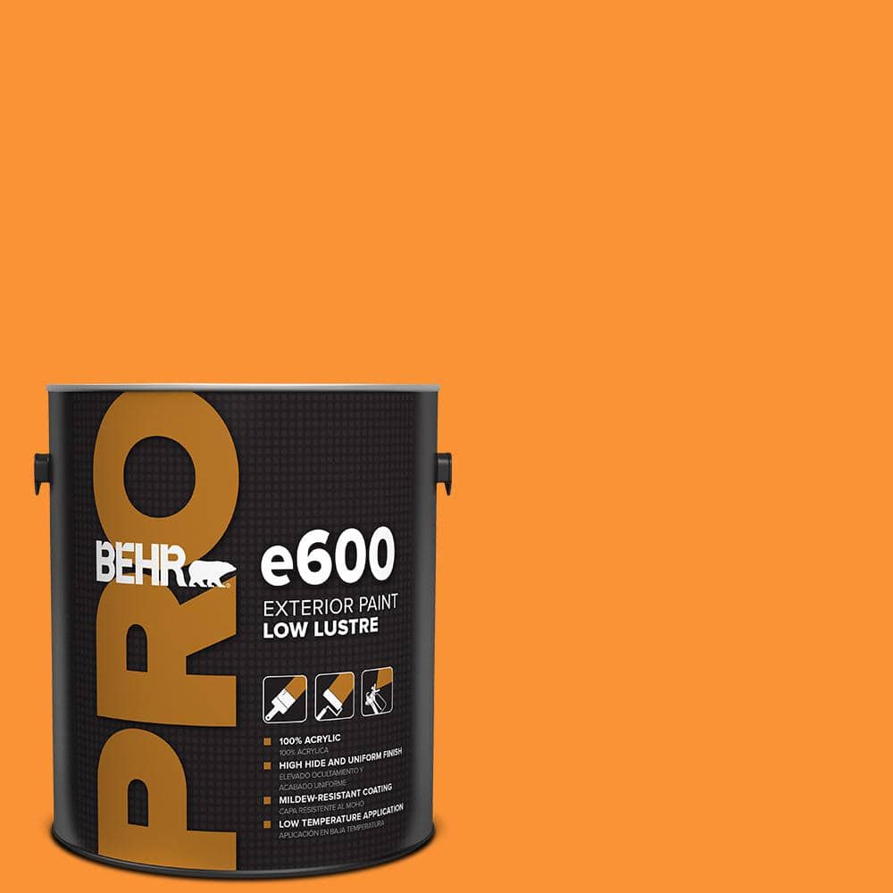BEHR PRO 1 gal. #P240-7 Joyful Orange Low Luster Exterior Paint