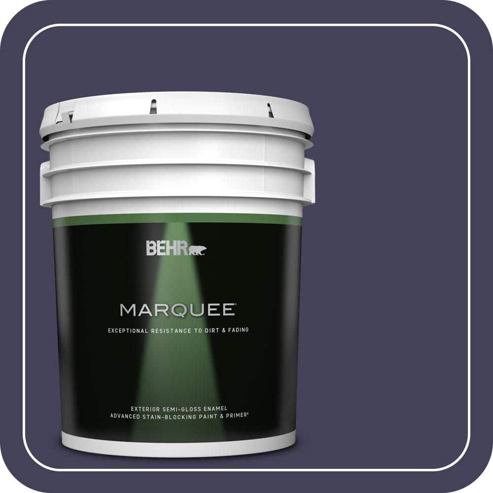 BEHR MARQUEE 5 gal. #PPU16-20 Renaissance Semi-Gloss Enamel Exterior Paint & Primer