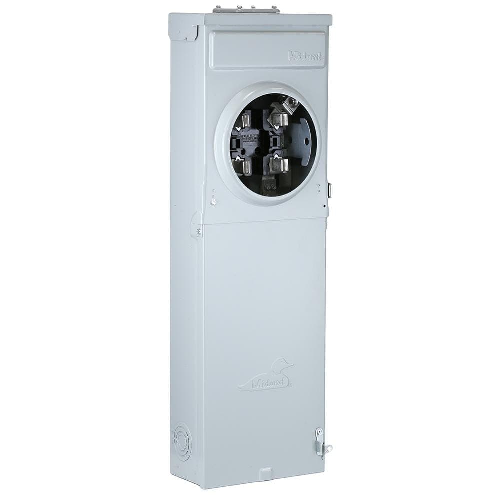Midwest Electric Products Midwest 200 Amp 4-Space 4-Circuit Ringless Combination Service Entrance Device (R281C1) (3)