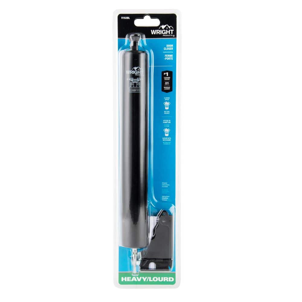 Wright Products Pneumatic Closer w/ TS, Heavy Duty, Black (2)